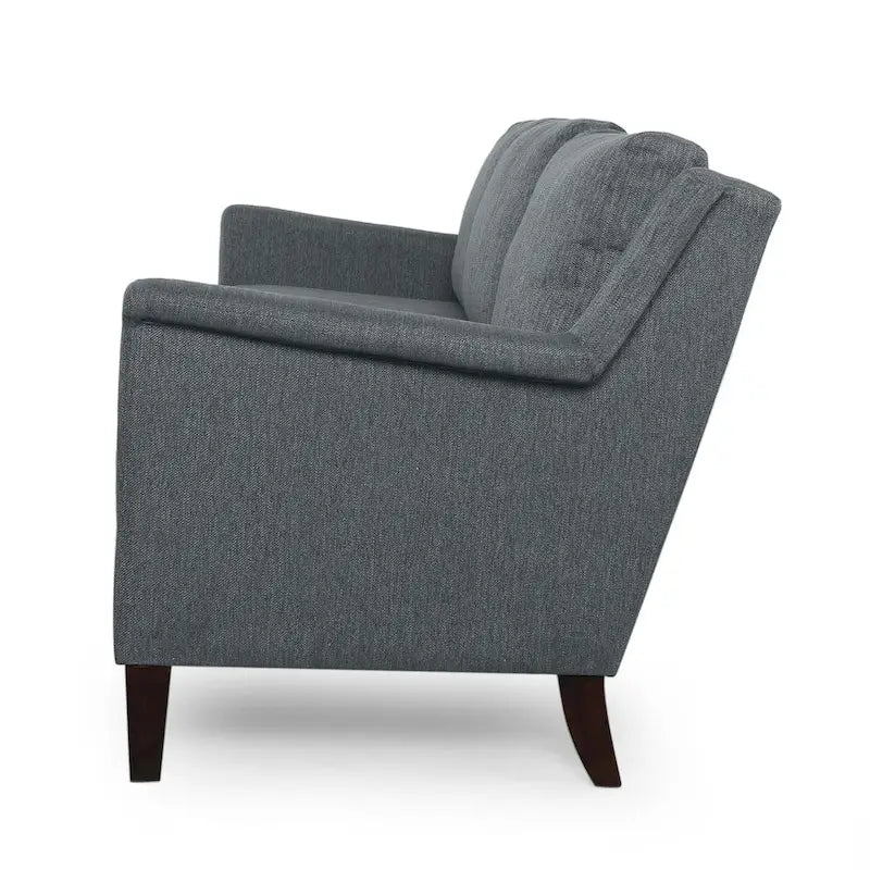 Beige / Charcoal / Light Blush Modern 3-Seat Fabric Sofa