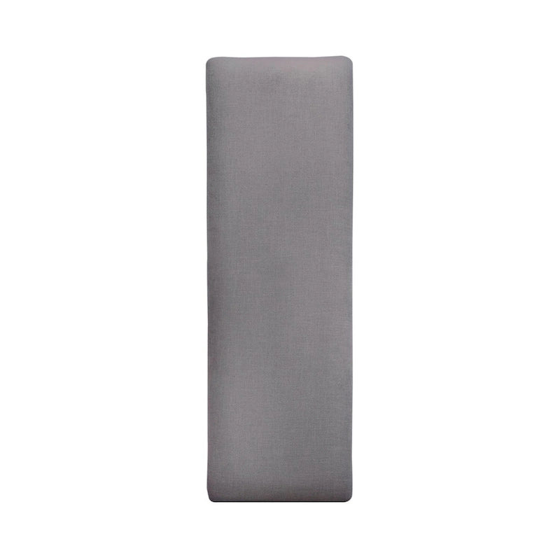 Espresso / Grey Transitional Upholstered Bench – Seats 1
