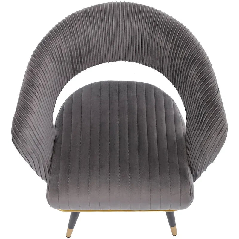 Grey/Blue/Green Velvet Swivel Dining Chair with Arms, Set of 2
