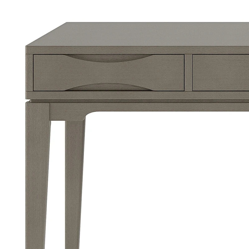 60" Mid-Century Writing Desk – Walnut / White / Light Golden Brown / Farmhouse Grey / Black | 1-Person