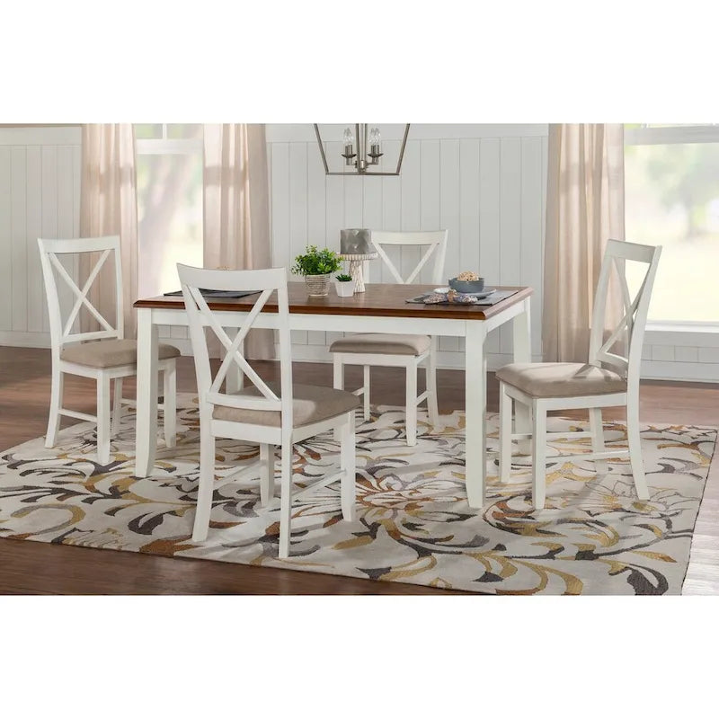 Grey 5-Piece Dining Set, Seats 4