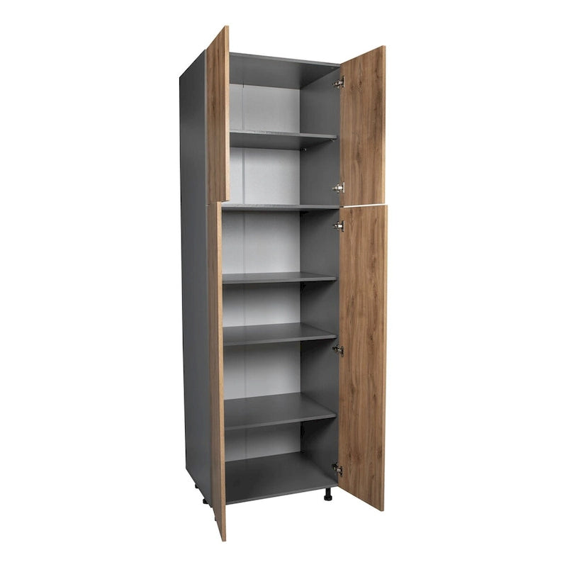 4-Door Pantry Cabinet | Multi-Color | 36"W x 90"H x 23⅜"D | 1 Person Assembly