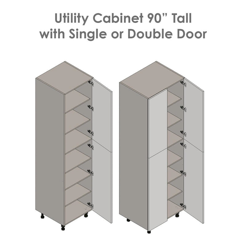 Dispensa a 4 ante | Multicolore | 91,44 cm L x 228,6 cm H x 59,37 cm P | Montaggio per 1 persona