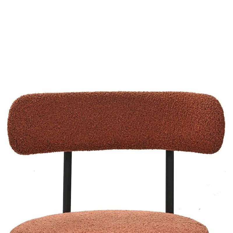 White / Grey / Green / Brown Velvet Dining Chair – Curved Backrest, Set of 2